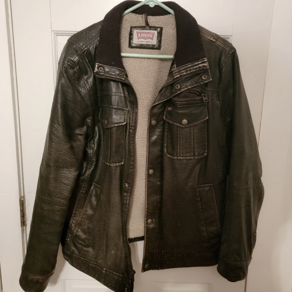 Levi's faux leather jacket